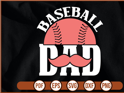 baseball dad t shirt Design
