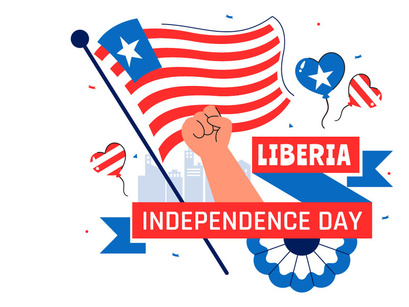 10 Liberia Independence Day Illustration