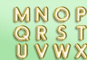 [Free] Foil Balloon Text Effect PSD File