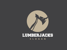 Axe Logo Simple Design Illustration Symbol Template