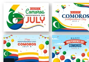 12 Happy Comoros Independence Day Illustration