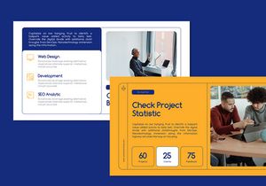 Narrow PowerPoint Business Presentation