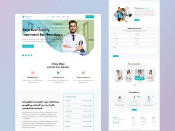 Sparkle - Medical Service Landing Page Design preview picture