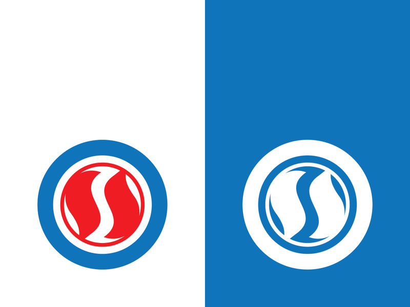 Business corporate S letter logo design vector