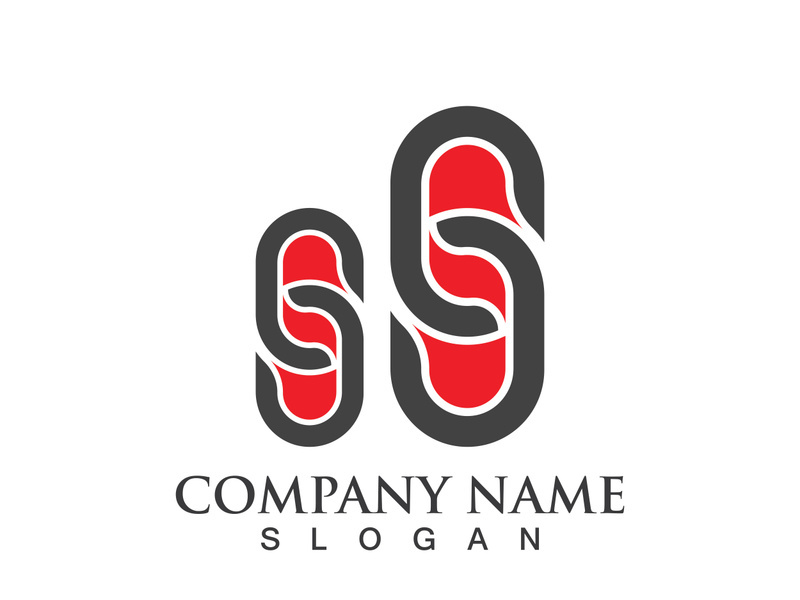 Business corporate S letter logo design vector