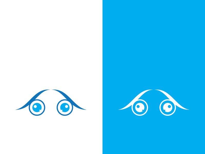 Eye logo icon design template illustration
