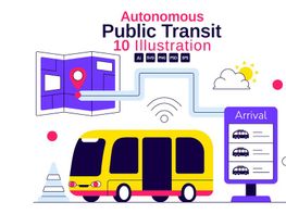 10 Autonomous Public Transit Illustration preview picture
