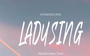 Ladusing font
