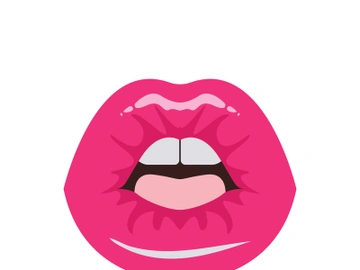 Woman's lips icon vector illustration design template preview picture