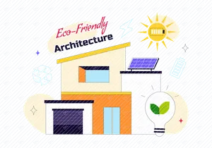 10 Eco Friendly Architecture Illustration