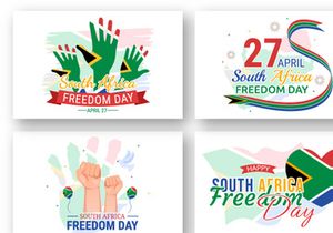 14 Happy South Africa Freedom Day Illustration