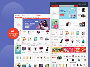 ElectroBD - Electronics eCommerce PSD Template preview picture