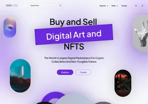 NiftiCON | NFT Marketplace design template