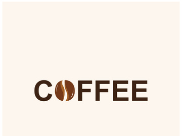 Premium coffee bean logo design. preview picture