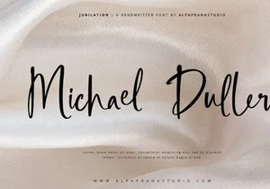 Jubilation - Handwritten Font