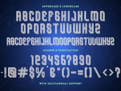 Sporticular - Sporty Display Font