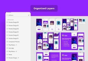 Music Streaming App Design
