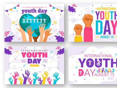 11 International Youth Day Illustration