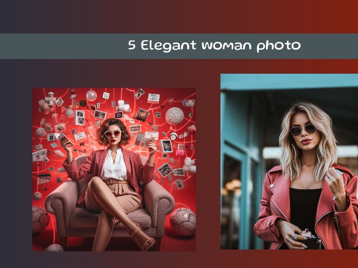 Elegant woman photo