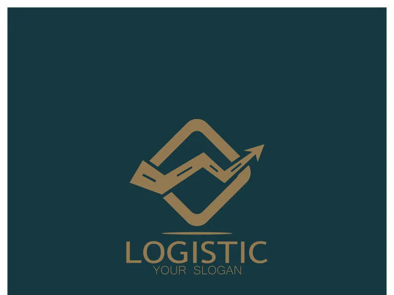 logistics logo icon illustration vector design  distribution symbol  delivery of goods  economy  finance