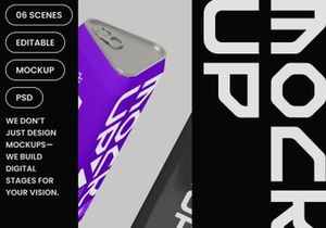 Triangular Soda Can Mockup