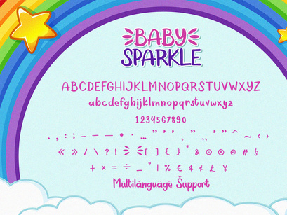 Baby Sparkle - Handwritten Font