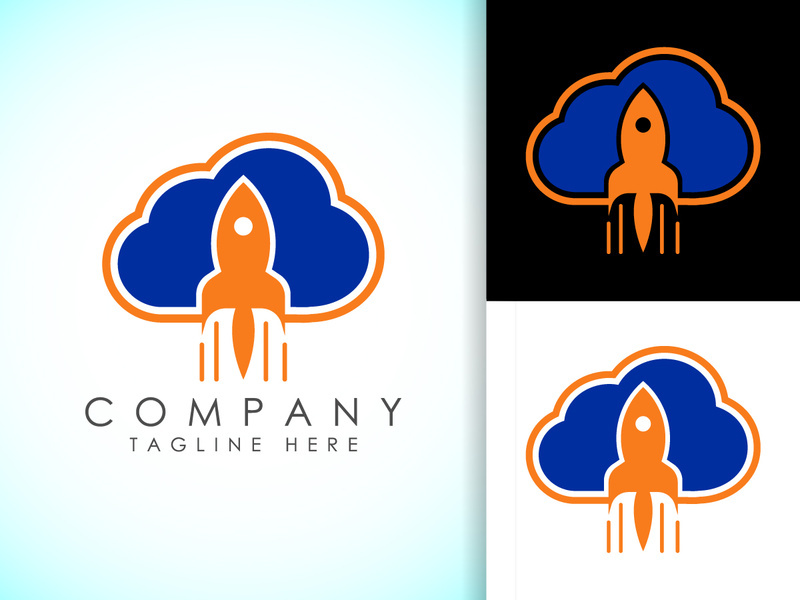 Creative cloud computing vector logo design template. Cloud  logo for your corporate business.