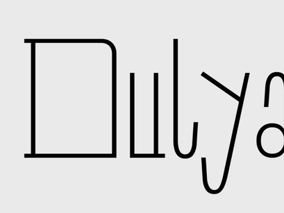 Dulya – Free font