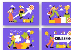 9 Challenge and Overcoming Obstacle Illustration