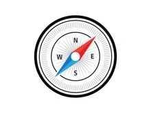 Compass icon illustration design