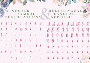 Virgi Ella - Lovely Calligraphy Font