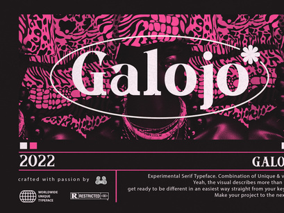 Galojo - Modern Serif Typeface