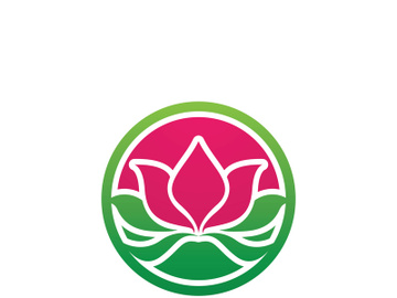 Beauty Vector lotus flowers design logo Template icon preview picture