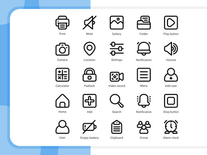 User Interface Icon Pack Vol.01