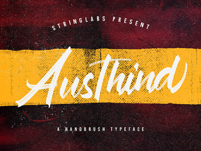 Austhind - Stylish Brush Font