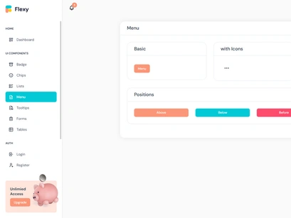 Flexy Free Angular Admin Template