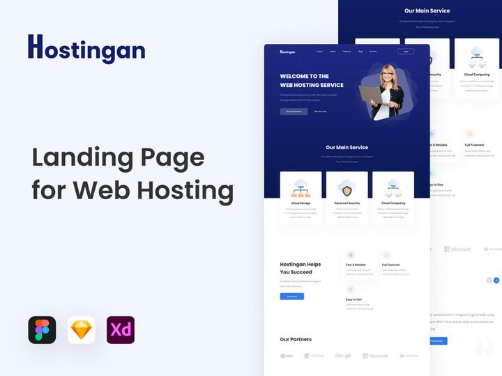 Hostingan - Landing Page for Web Hosting