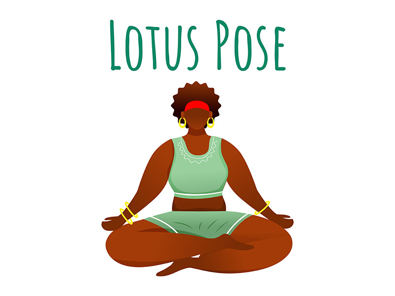 Lotus pose social media post mockup