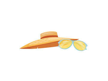 Summer accessories cartoon vector illustration preview picture