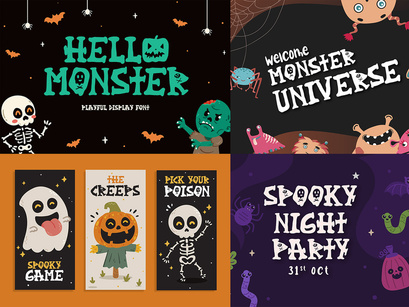 Spooky Bundle | 17 Halloween Fonts
