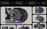 Vinyl Record Mockup