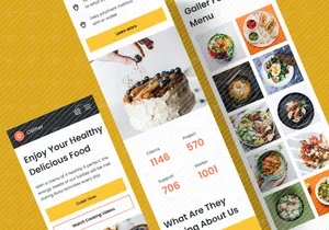 Comer - Food Delivery Mobile Responsive UI Kit