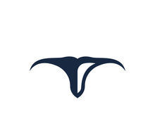 Bull head horns logo design.