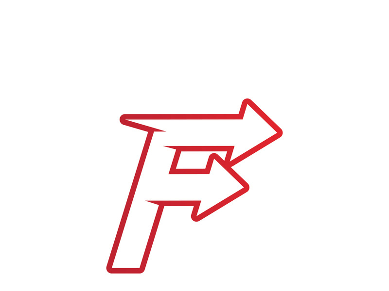 F logo and symbol vector icon app