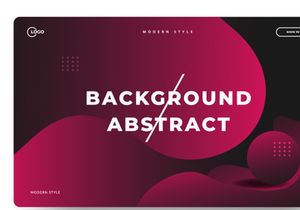 3D Abstract Background Minimal