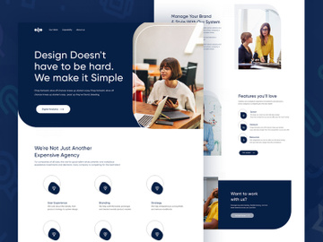 ollo ll Landing Page design preview picture