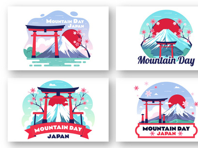 10 Mountain Day in Japan Illustration