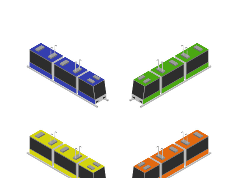isometric tram