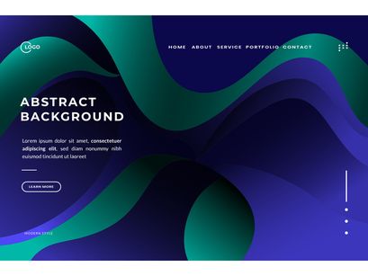 Abstract Background Dynamic Wave Colorful