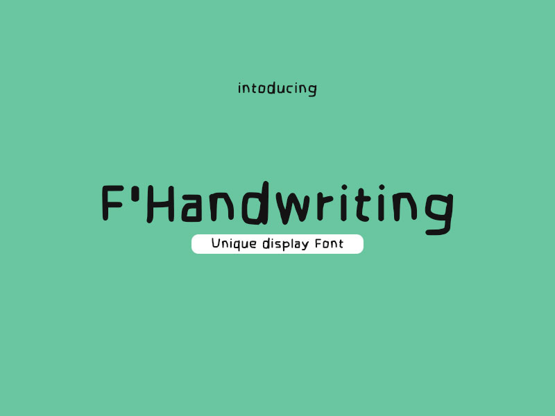 F'Handwriting